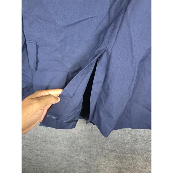 Vintage US Air Force USAF Service Dress Coat Mens 44L Blue Wool Uniform 90s - Picture 16 of 16